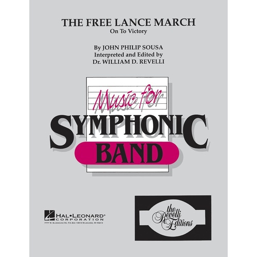 Free Lance March Concert Band (Music Score/Parts)