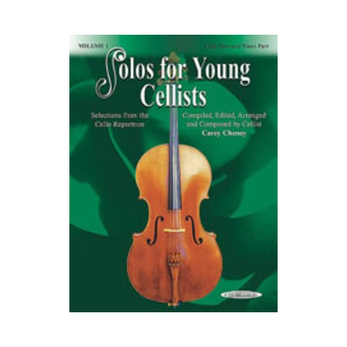 Solos for Young Cellists Volume 1 - Cello/Piano Accompaniment by Cheney Summy Birchard 20810X