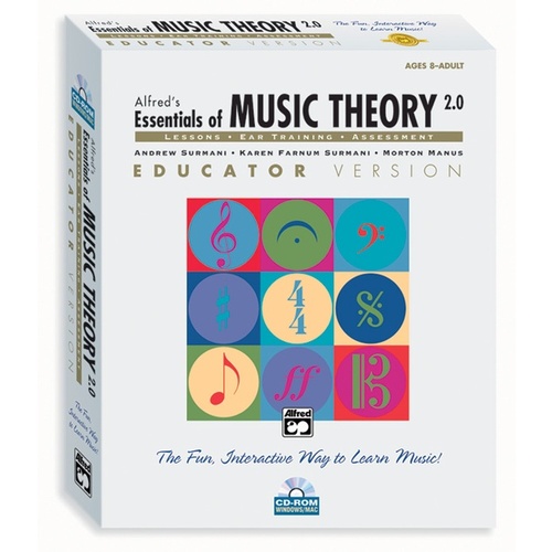 Essentials Of Music Theory CDrom Edu Book 2-3