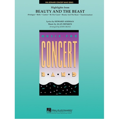 Highlights From Beauty And The Beast Cb4 Full Score Score