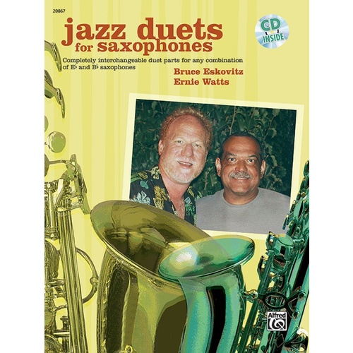 Jazz Duets For Saxophones Book/CD
