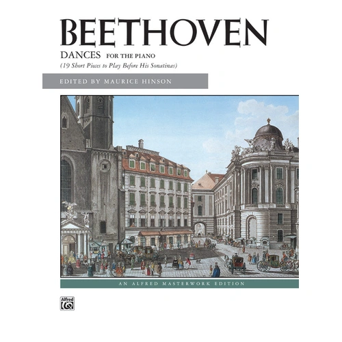 Beethoven Dances for Piano - Flute Sheet Music Collection