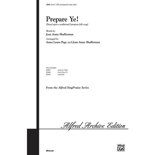Prepare Ye SATB Acc Level 3