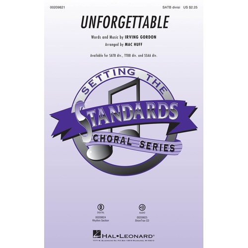 Unforgettable ShowTrax CD (CD Only)