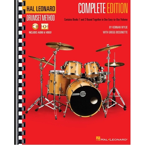 Hal Leonard Drumset Method Complete Edition BK/OLM