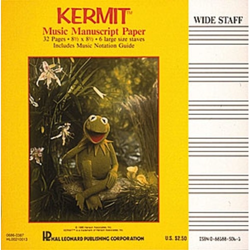 Kermits Manuscript Paper (Softcover Book)