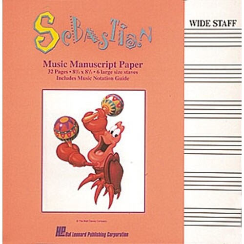Sebastian Music Manuscript Book