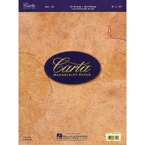 Carta Manuscript Basic 80Pg 10St Pad (Softcover Book)