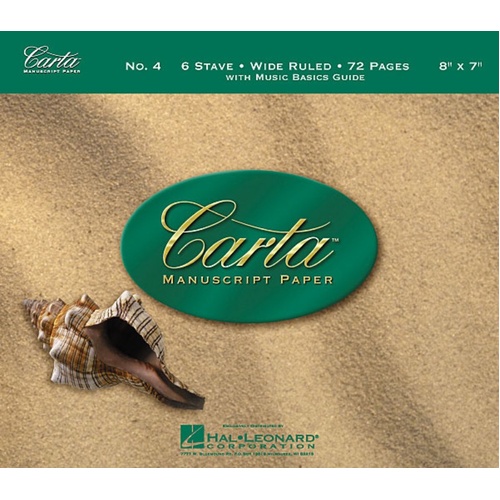 Carta Manuscript Kids 64Pg 6St Wide Spir (Softcover Book)