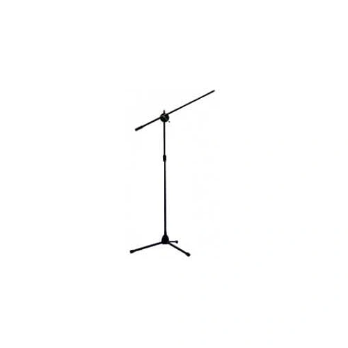 Black Mic Stand with Boom and Adjustable Arm