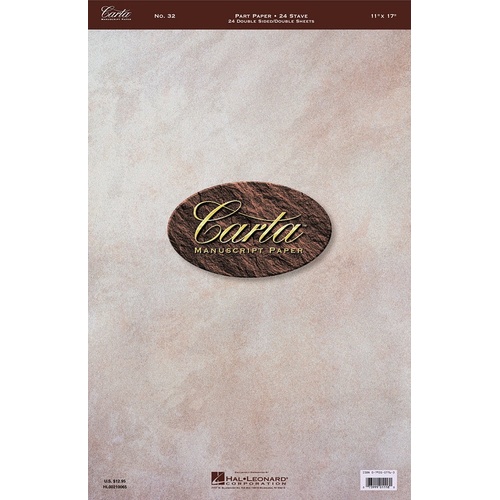Carta Manuscript 24Shts 24St Dbl Sided 