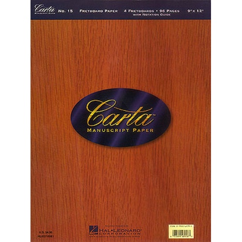 Carta Manuscript Guitar 96Pg Frt/Bd Paper (Softcover Book)