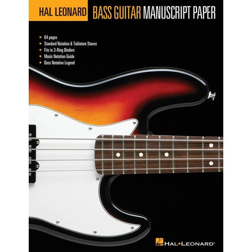 HL Bass Guitar Manuscript Paper 