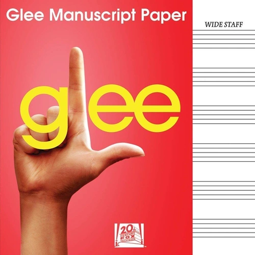 Glee Manuscript Paper with 32 Pages and Music Notation Guide