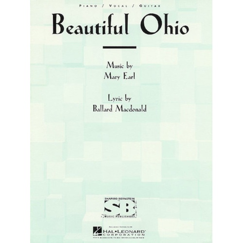 Beautiful Ohio (Single Music Sheet) PV (Sheet Music)