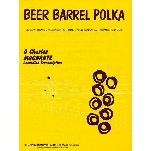 Beer Barrel Polka S/S Accordion (Softcover Book)