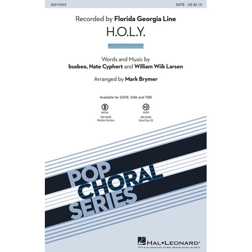 H.O.L.Y. SATB (Octavo)