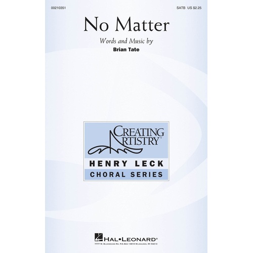 No Matter SATB (Octavo)