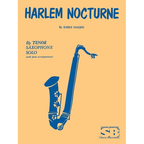 Harlem Nocturne Ed Haring Tenor Sax/Piano (Softcover Book)
