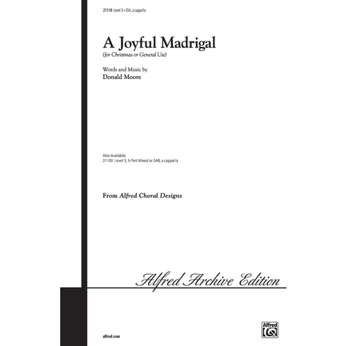 Joyful Madrigal SSA Level 3