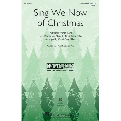 Sing We Now Of Christmas 3 Part Mixed (Octavo)