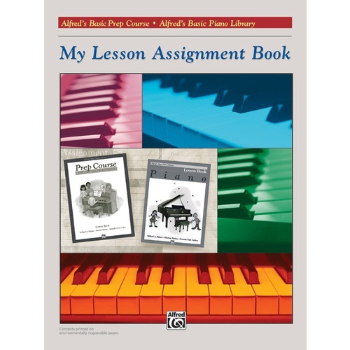 ABPL My Lesson Assignment Book for Piano Sheet Music