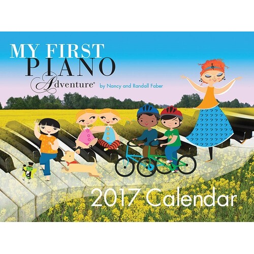 2017 My First Piano Adventure Calendar (Softcover Book)