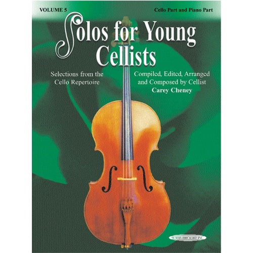 Solos for Young Cellists Volume 5 Cello and Piano Sheet Music