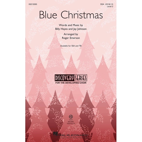 Blue Christmas SSA (Octavo)