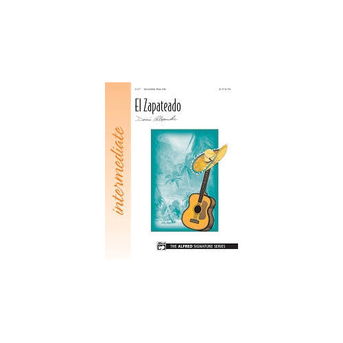 El Zapateado Piano Sheet Music for Intermediate Solo in A Minor