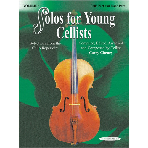 Solos for Young Cellists Volume 6 Cello with Piano Accompaniment
