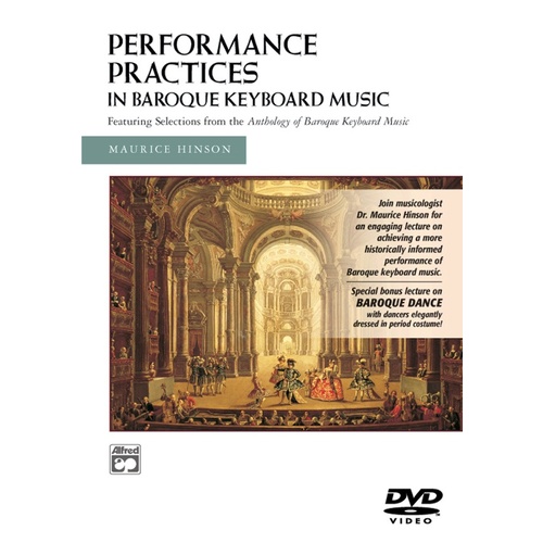 Performance Practices Baroque Keyboard Music DVD