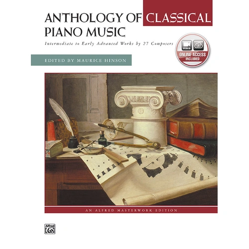 Anthology of Classical Piano Music Book and DVD Combo