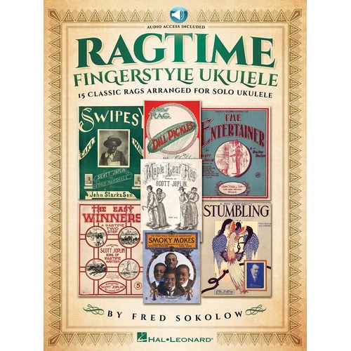 Ragtime Fingerstyle Ukulele Book/Online Audio (Softcover Book/Online Audio)
