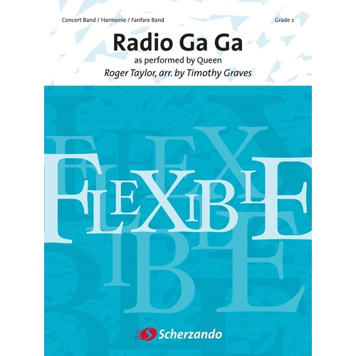 Radio Ga Ga 4 Part Flexible Ensemble Score/Parts