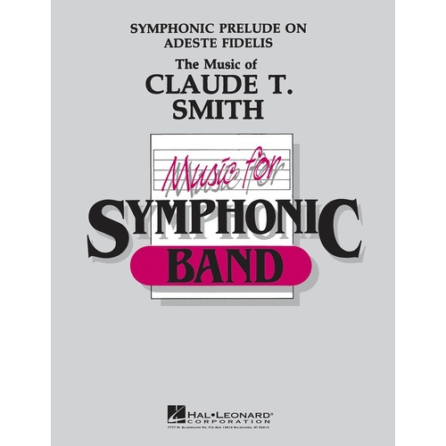 Prelude Adeste Fidels Concert Band (Music Score/Parts)
