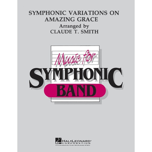 Amazing Grace Symphonic Var Concert Band (Music Score/Parts)