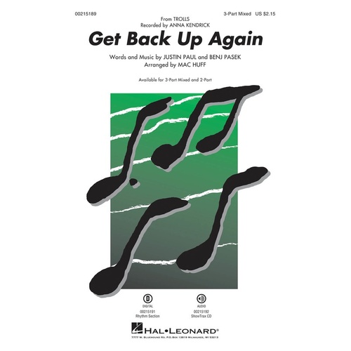 Get Back Up Again ShowTrax CD (CD Only)