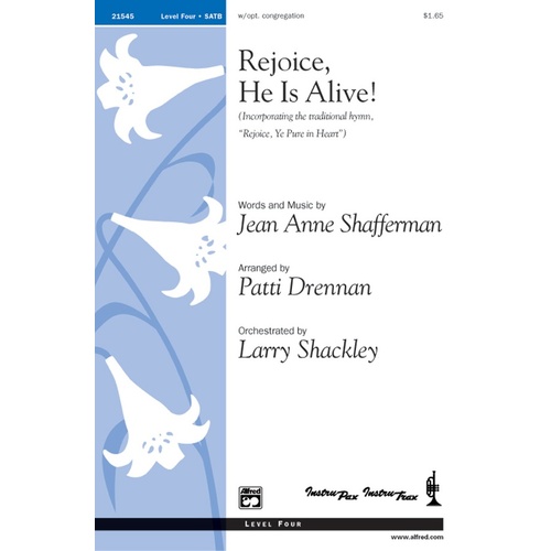 Rejoice He Is Alive SATB