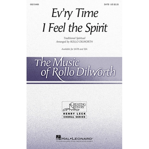 Evry Time I Feel The Spirit SATB (Octavo)