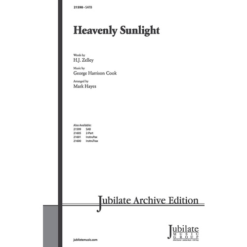 Heavenly Sunlight SATB Arr Hayes