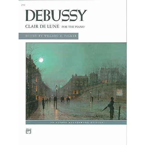 Claude Debussy - Clair de lune (from Suite Bergamasque) Piano Solo Book 