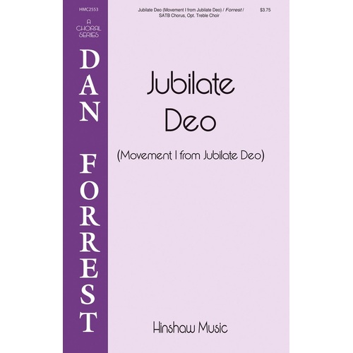 Jubilate Deo Chamber Score