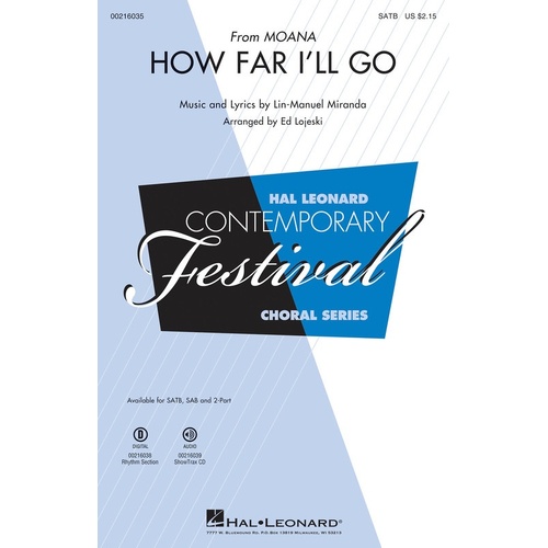 How Far Ill Go SAB (Octavo)