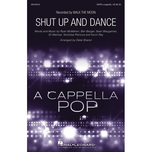 Shut Up And Dance SATB A Cappella (Octavo)