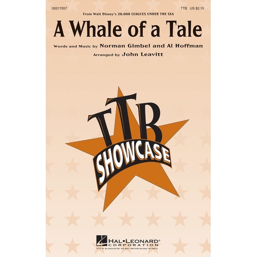 A Whale Of A Tale TTB (Octavo)