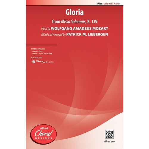 Angels Gloria SAB Choral Sheet Music