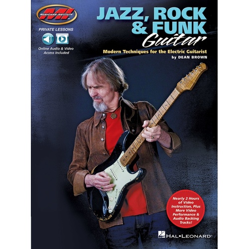 Jazz Rock and Funk Guitar Book/Online Media (Softcover Book/Online Media)