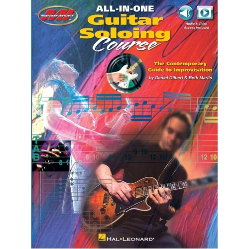 All-in-One Guitar Soloing Course by Musicians Institute Press, 256 Pages, Online Audio/Video Access, Guitar TAB Format