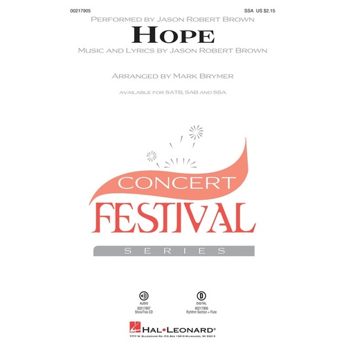 Hope SSA (Octavo)